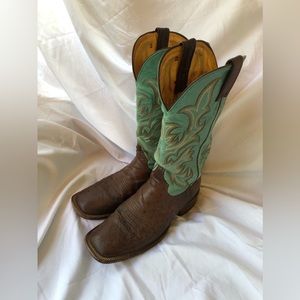 Ladies Justin 8.5 Cowboy Boot